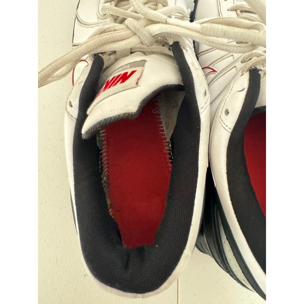 2008 Nike Shox Turbo VII White Black Men's size 11.5 Shoe Sneakers - Picture 11 of 12